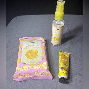 3 pc New Lemon Theme Bundle NWT